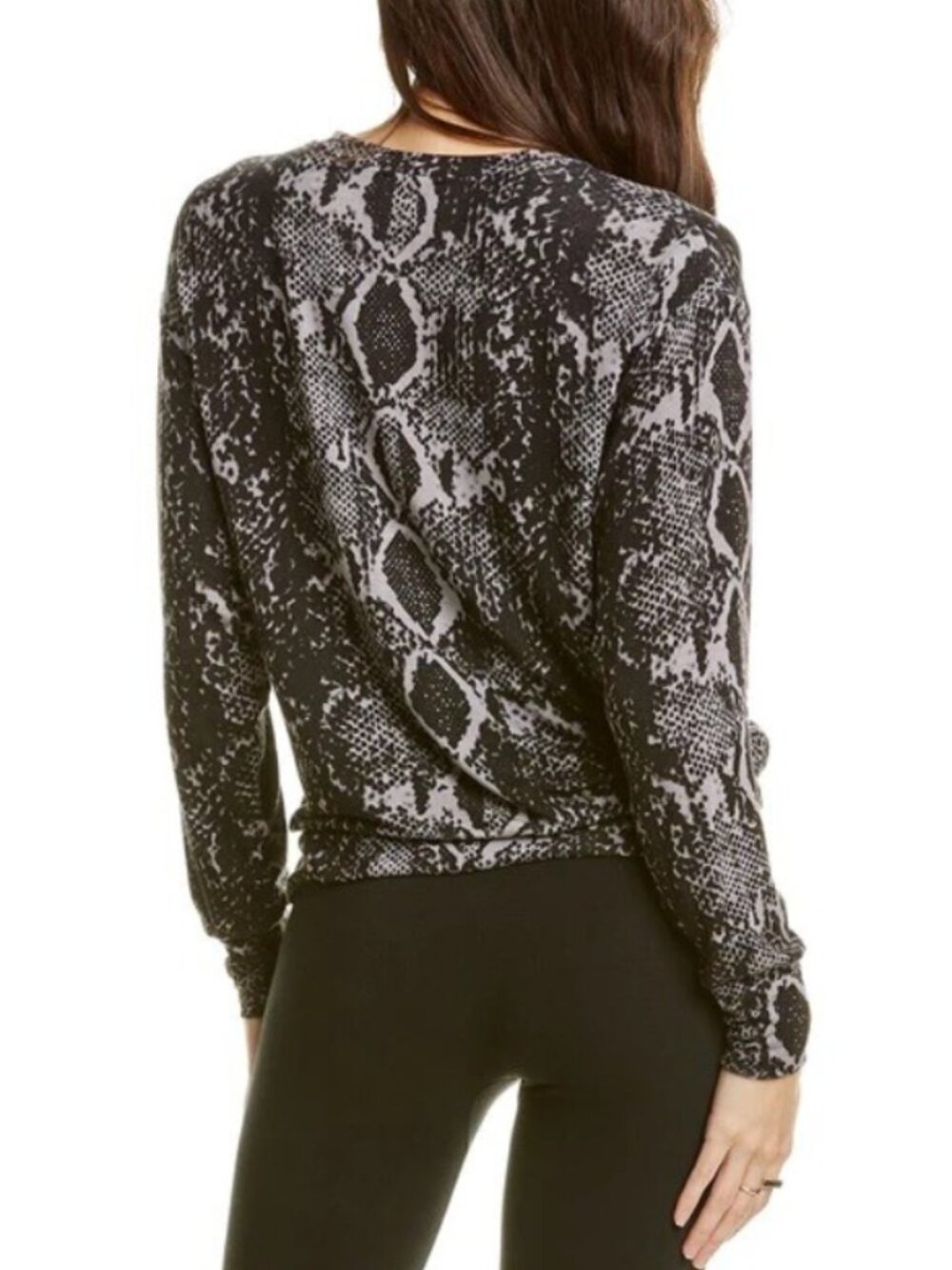 LNA Orion Snake Bruce Sweater | Charcoal/Python M